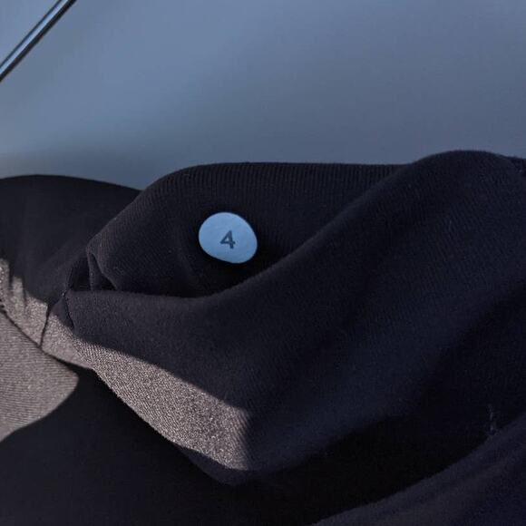 Lululemon Wunder Under Pants Stirrups Leggings Black & Gray Yoga - Picture 5 of 5